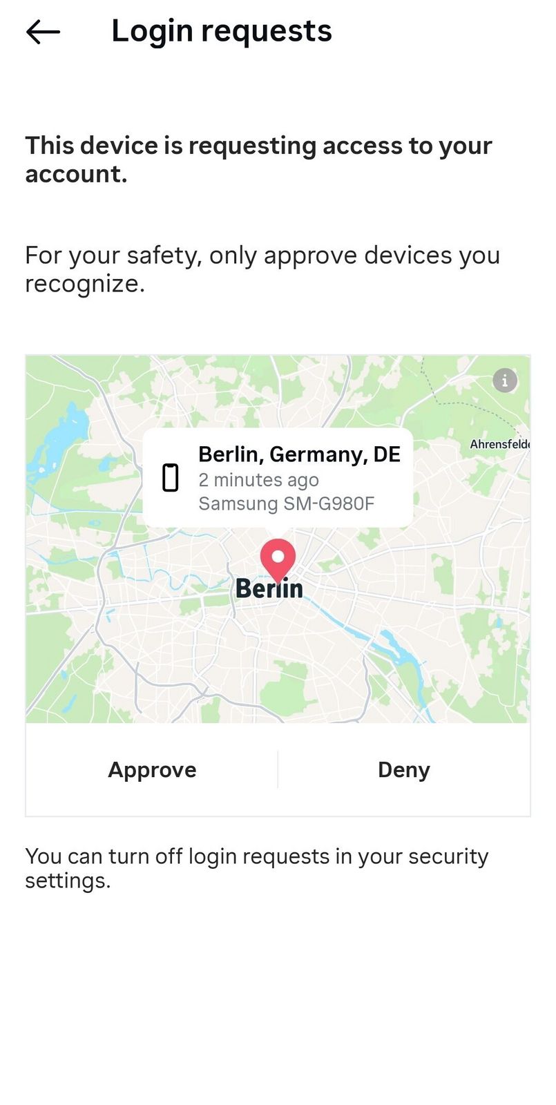 Approve the Storrito login