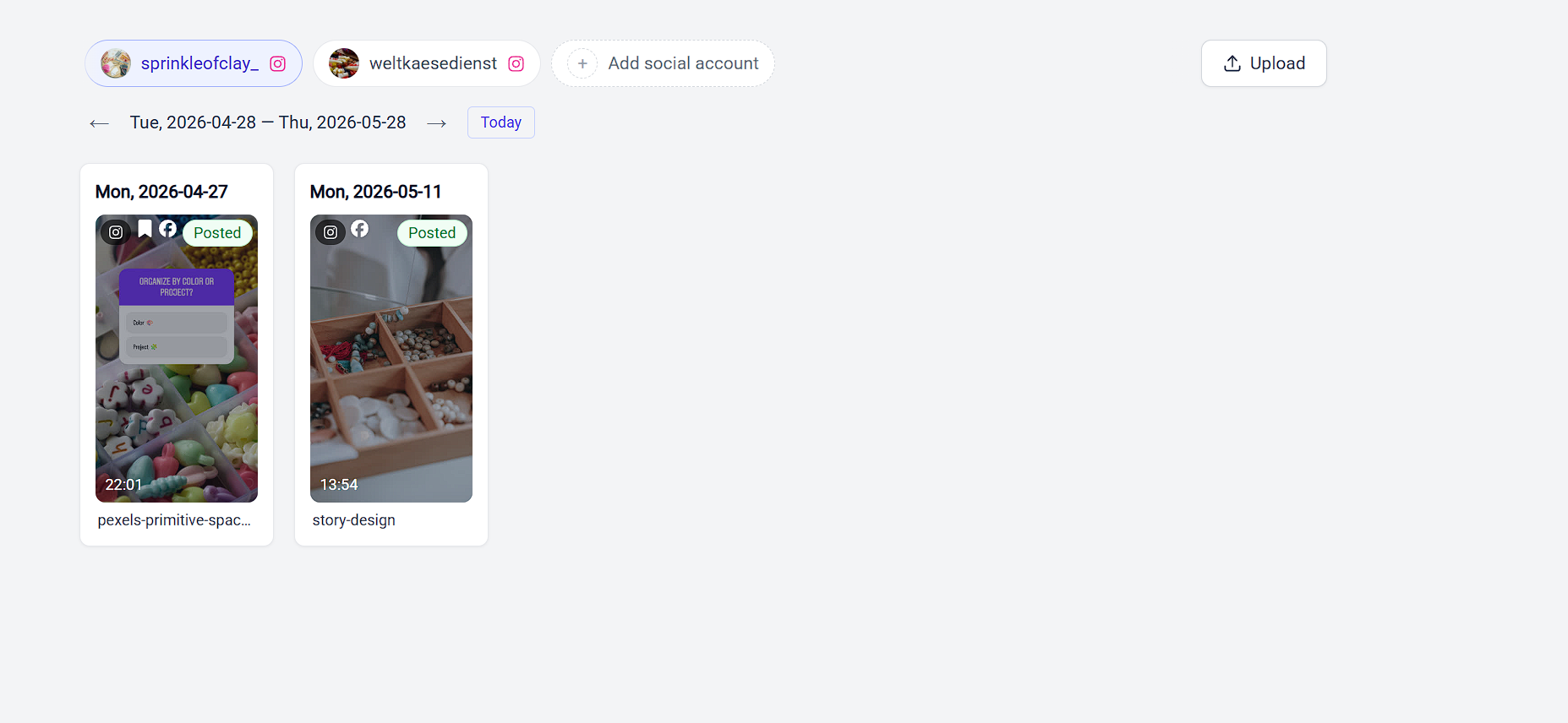 Schedule View
