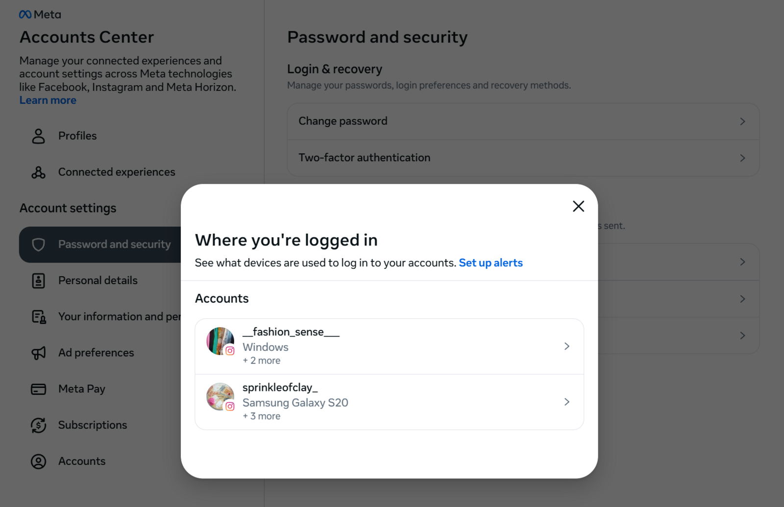 Where You're Logged In