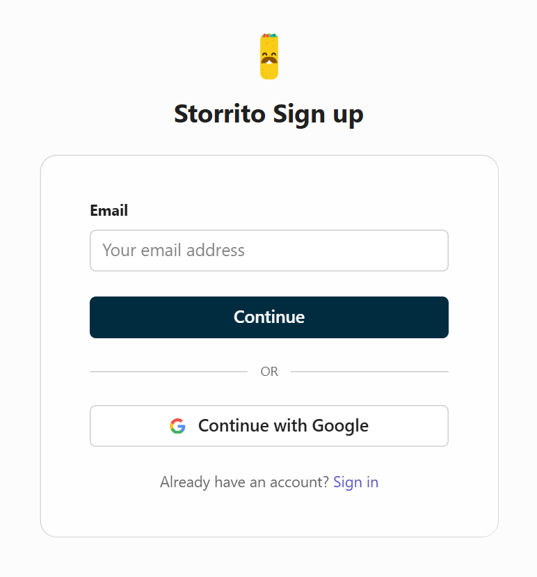 Sign-up Screen