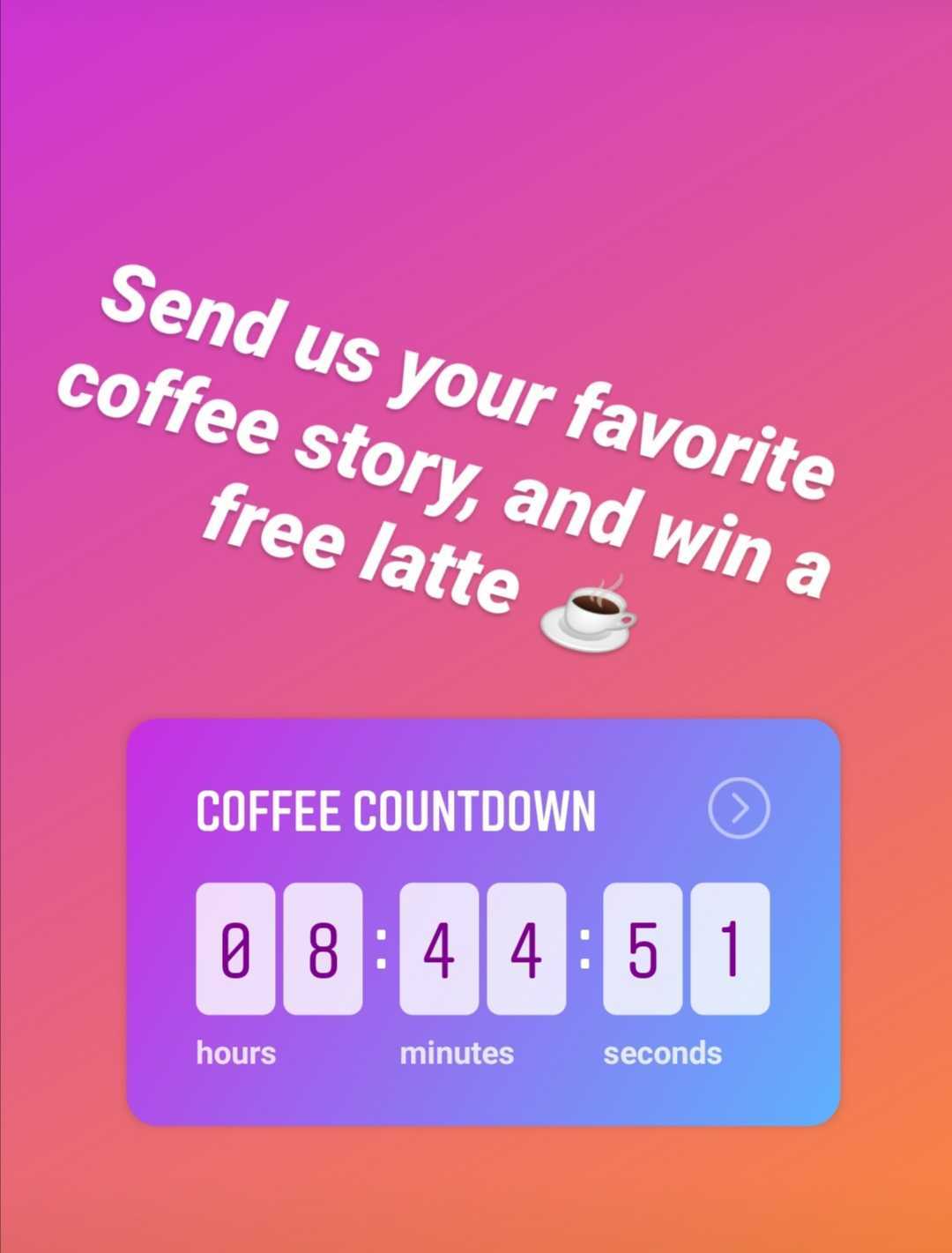 Screenshot Coffee Countdown