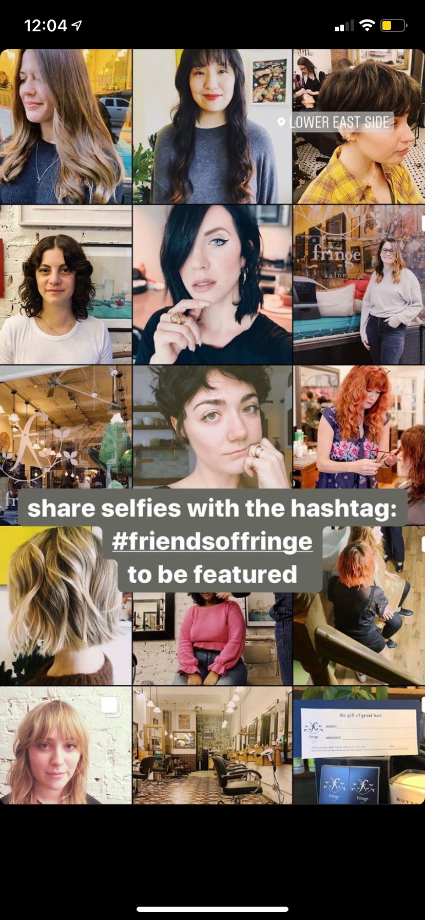 Best Practices: The hairdresser Fringeny uses these content ideas for their  Instagram marketing