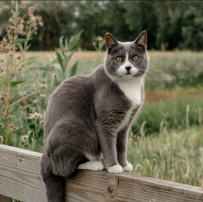 Like the cat, I’m on the fence here – the contrast between the cat and the background feels too high: 6/10